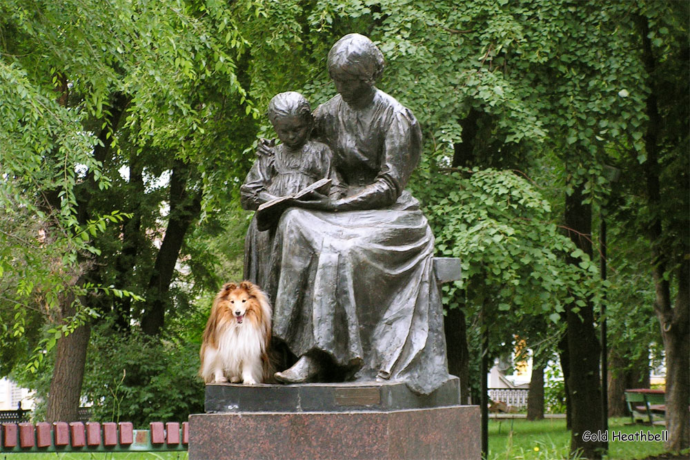 памятник Первая учительница, шелти, Черилдин Церенова